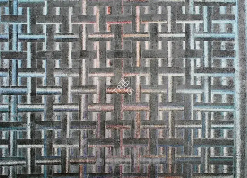Ponmany, Justin (Artist). Disconnect - 06Aab03. Mixed media on canvas, 2006 | Painting  | 00881093