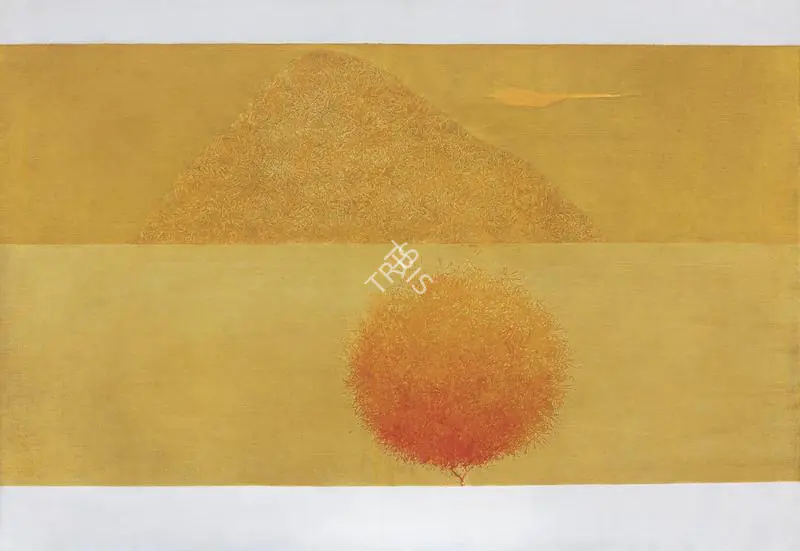 Swaminathan, J. (Artist). Untitled (Bird, Tree and Mountain Series), c.1980s | Painting
