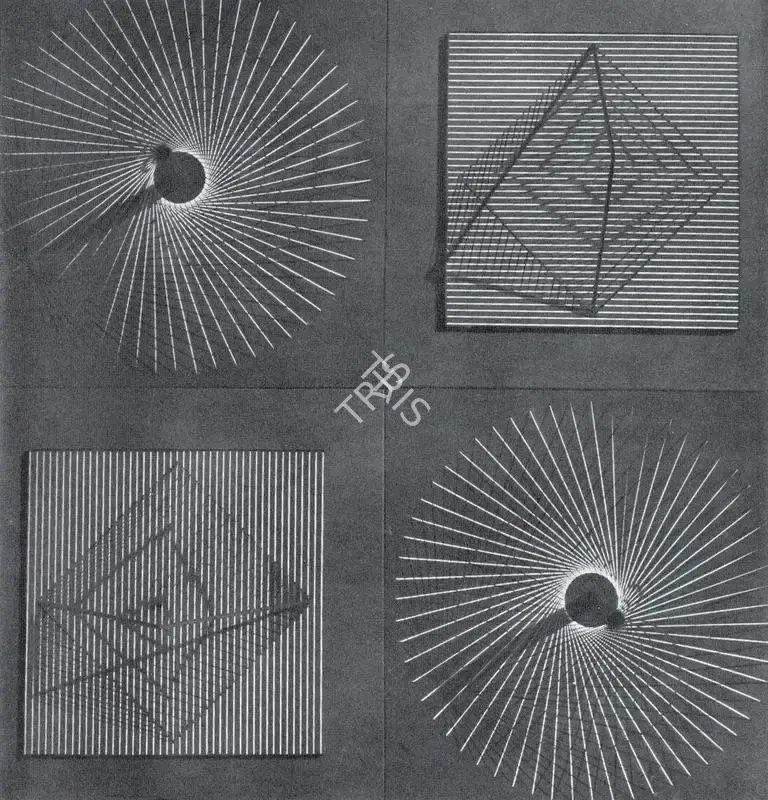Yvaral, Jean-Pierre (Artist). Plan Espace (Two Exemplaires), 1969 | Graphic Art