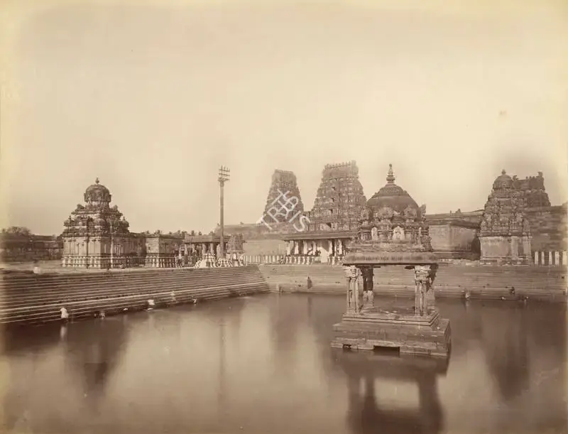 Studio Nicholas & Co. (Photographic Studio). Conjeeverum. General View from the tank. Albumen print, 1870s | Antiquarian Photograph | Photography | 00115980