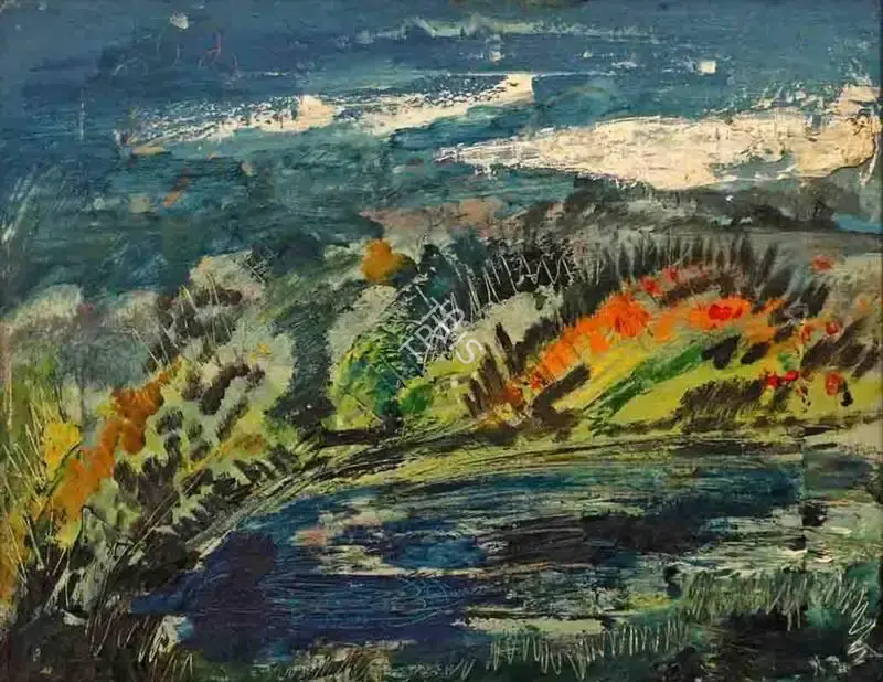 Mookherjea, Sailoz (Artist). Untitled, n.d. | Painting