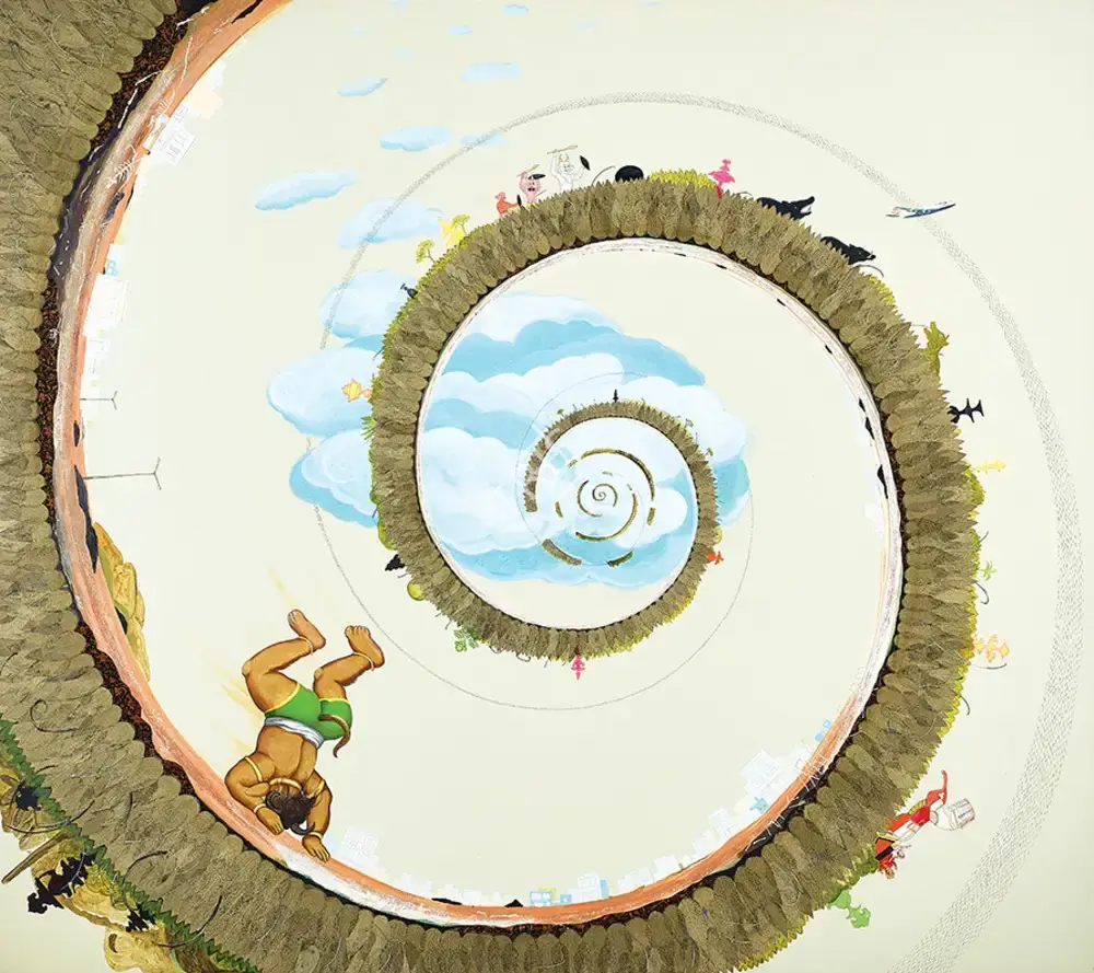 Panda, Jagannath (Artist). Again & Again II, 2009 | Painting