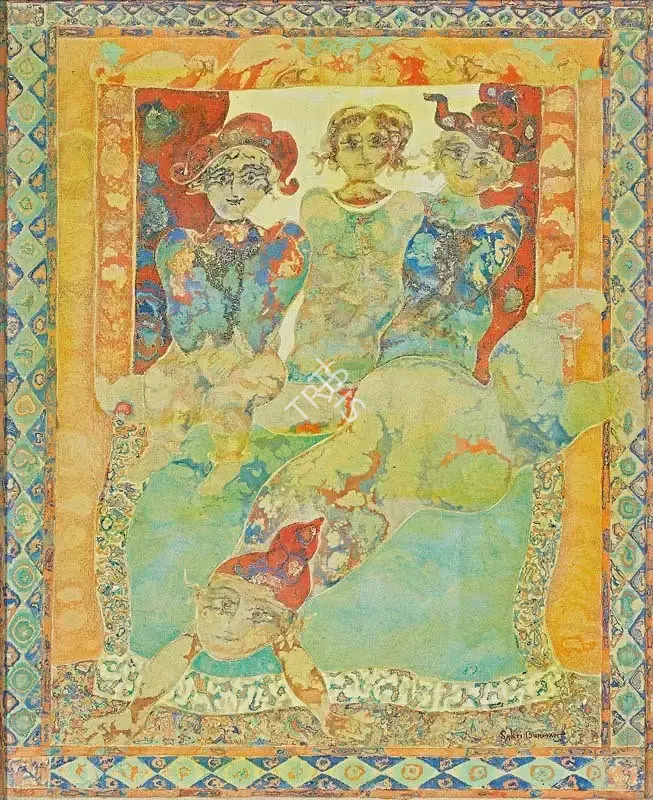 Burman, Sakti (Artist). Untitled, n.d. | Painting