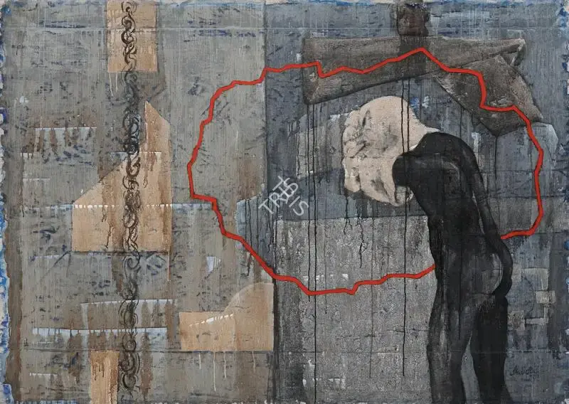 Iranna, G.R. (Artist). Untitled. Acrylic on canvas, 2005 | Painting | FineArts | 00547435