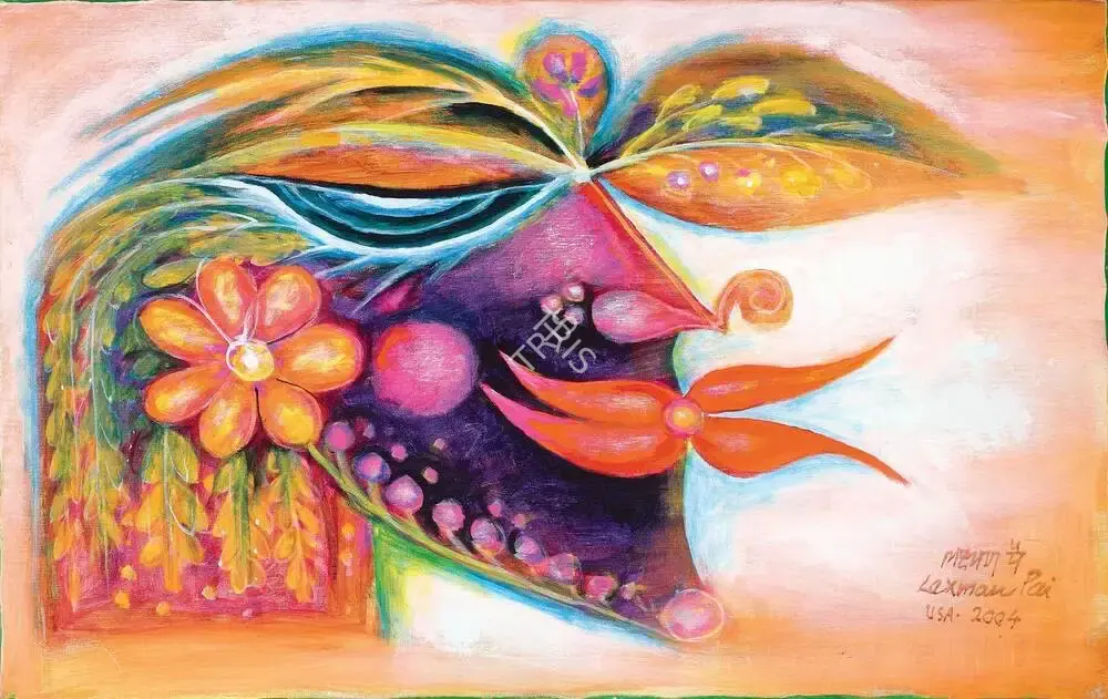 Pai, Laxman (Artist). Flowering Flowers No. 2, 2004 | Painting