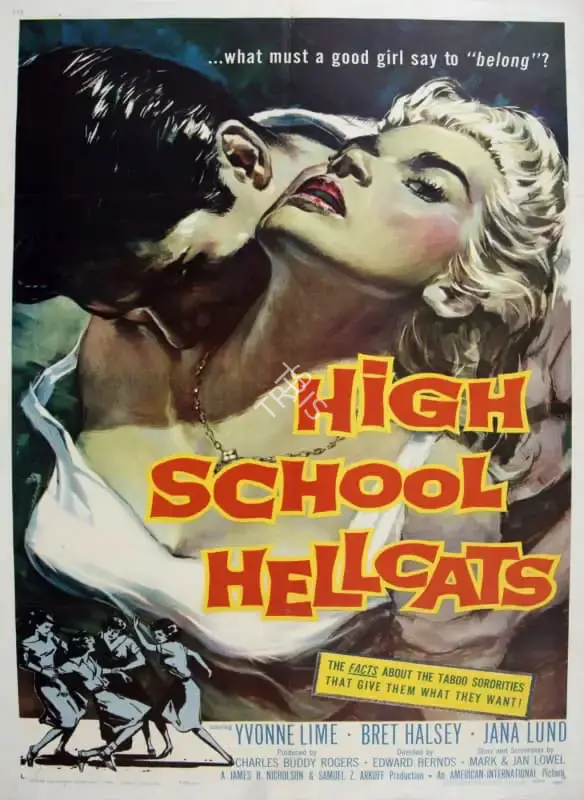 Rogers, Charles (Producer), High School Hellcats, 1958 | Poster | CinemaEducation | 00789672