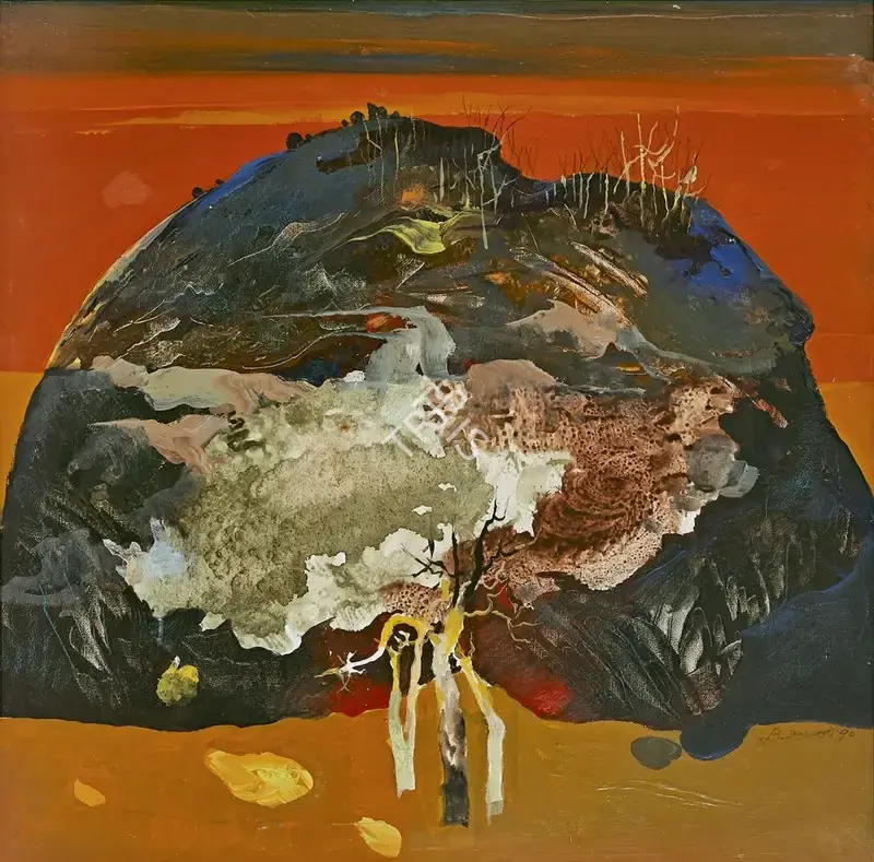 Dasgupta, Bimal (Artist). Untitled, 1990 | Painting