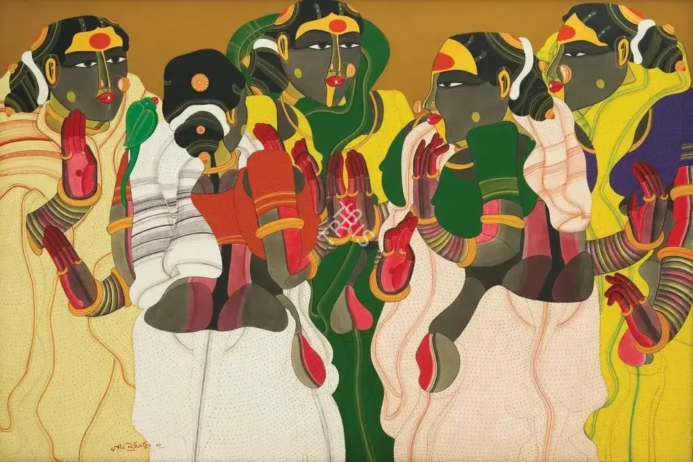 Vaikuntam, Thota (Artist). Untitled. Acrylic on canvas, 2006 | Painting | FineArts | 00603423