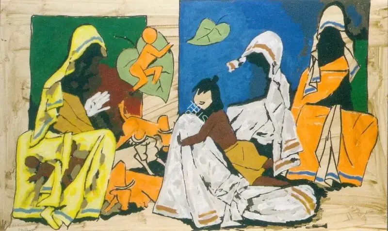 Husain, M.F. (Artist). Mother Teresa, n.d. | Graphic Art