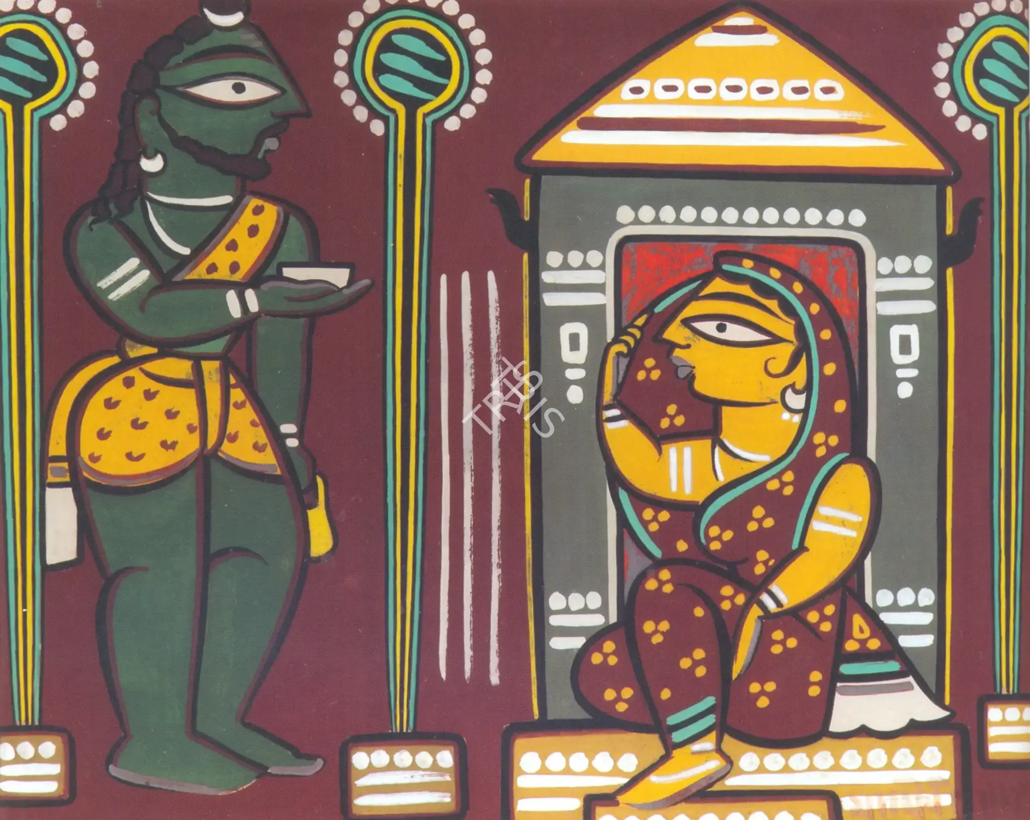 Roy, Jamini (Artist). Untitled, n.d. | Painting
