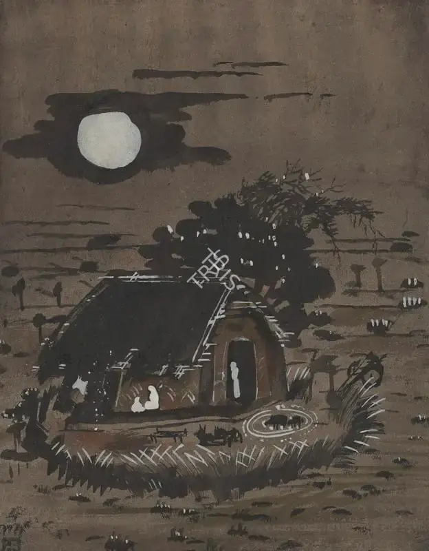 Bose, Nandalal (Artist). Untitled, n.d. | Painting