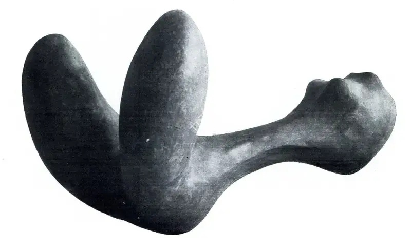 Dagupta, Prodosh (Artist). Symphony in Curves. Bronze, 1954 | Marg, December 1962 | Sculpture | FineArts | 00674781