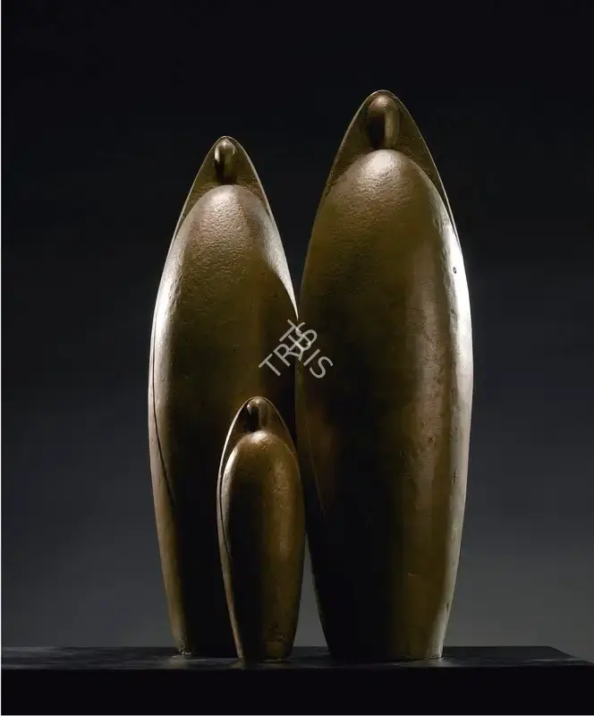 Dasgupta, Prodosh (Artist). Sun Worshipers, 1975 | Sculpture