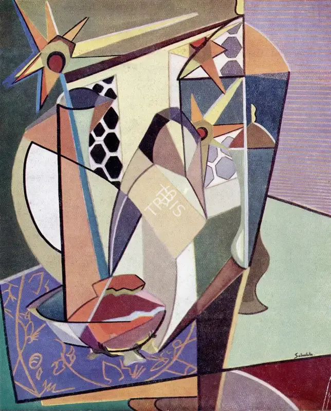 Sabavala, Jehangir (Artist). Objects Composed. n.d. | Marg, December 1956 | Painting | FineArts | 00674039
