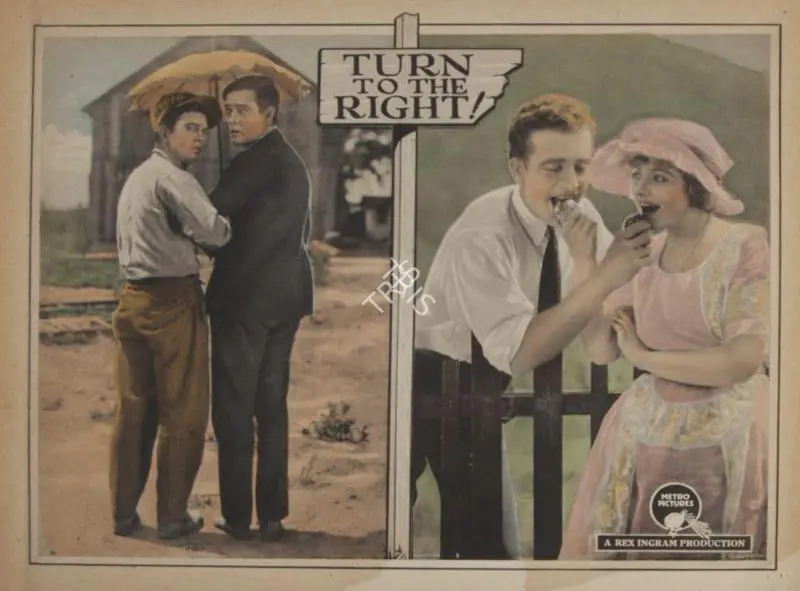Ingram, Rex (Director), Turn to the Right!, 1922 | Lobby card | CinemaEducation | 00789819