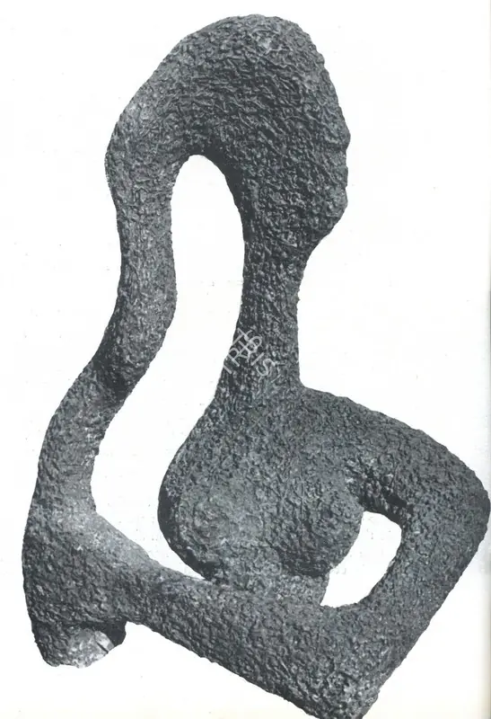 Chaudhuri, Sankho (Artist). Sringara. Bronze and Wood, 1960 | Marg, December 1962 | Sculpture | FineArts | 00674807