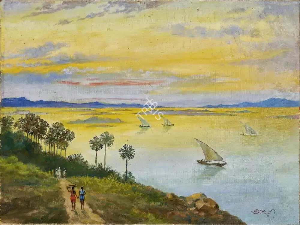 Dhurandhar, M.V. (Artist). By The Lake, c.1940 | Painting