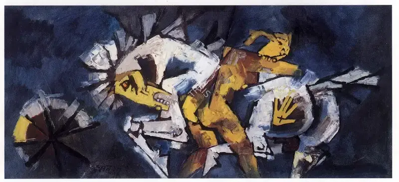 Husain, M.F. (Artist). Untitled, n.d. | Painting