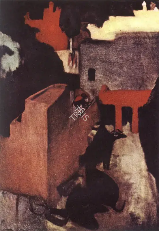 Sher-Gil, Amrita (Artist). Last Painting (Unfinished). 1941 | Marg, December 2022 - March 2023 | Painting | FineArts | 00675392