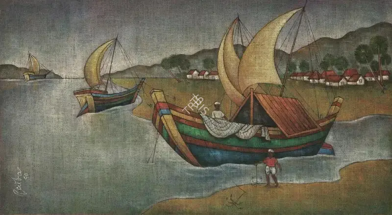 Raiba, A.A. (Artist). Untitled, 1990 | Painting