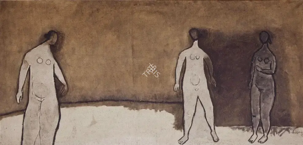 Husain, M.F. (Artist). Pamosh, n.d. | Painting