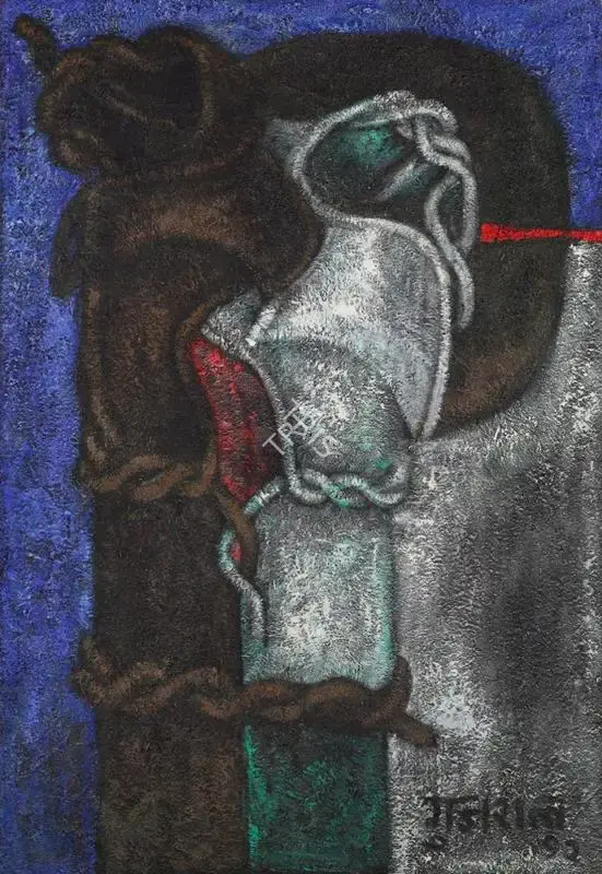Gujral, Satish (Artist). Untitled. Mixed media on canvas, 1992 | Painting | FineArts | 00595766
