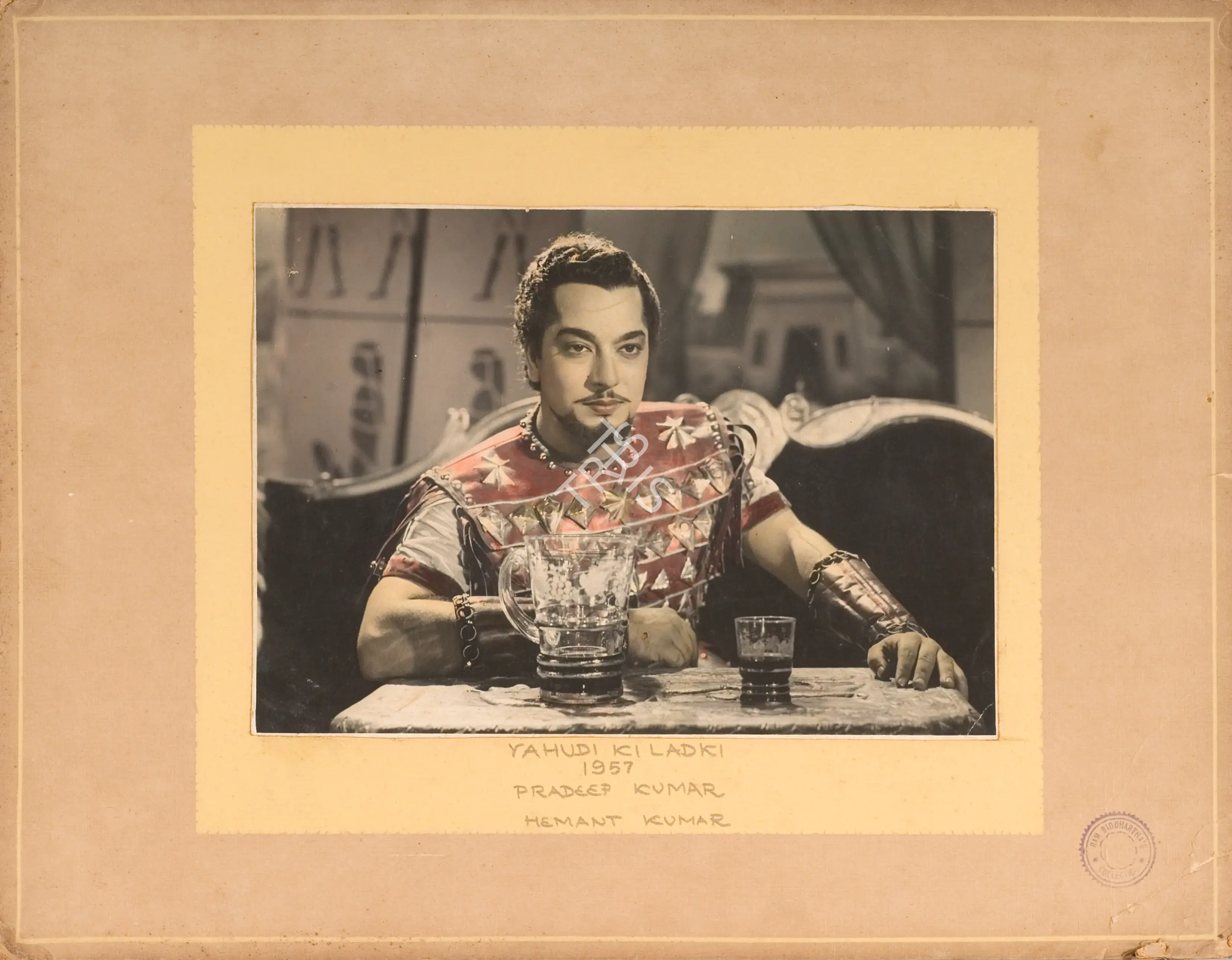 Narang, S.D. (Producer), Yahoodi Ki Ladki, 1957 | Photographic Still Mounted on Lobby Card | CinemaEducation | 00765777
