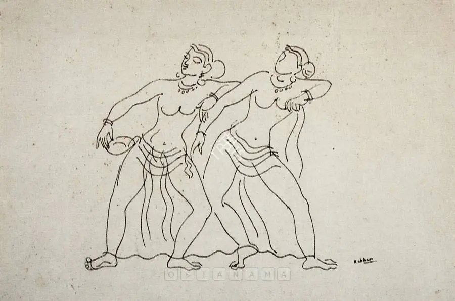 Hebbar, K.K. (Artist). Untitled, n.d. | Drawing
