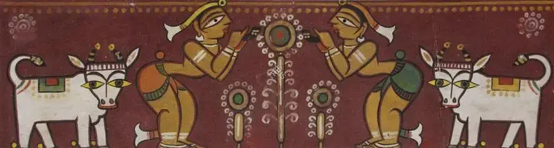 Roy, Jamini (Artist). The Cowherds, n.d. | Painting