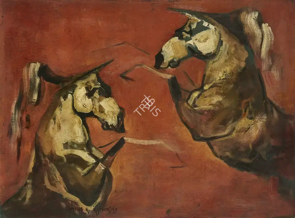 Kapoor, Wasim (Artist). Untitled, 1990 | Painting