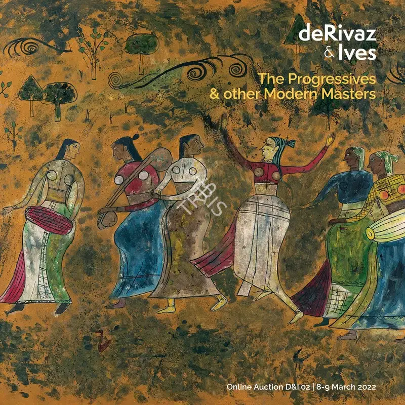 deRivaz & Ives (Auction House) and Neville Tuli (Curator). The Progressives & Other Modern Masters. 09 March 2022, Online | Auction Catalogue | EconomicsArt | 00862417