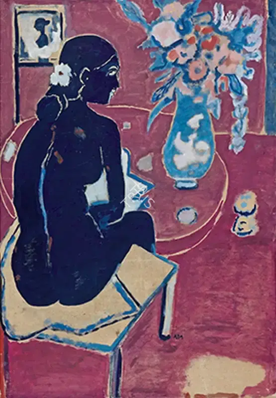 Ara, K.H. (Artist). Untitled (Nude), n.d. | Painting