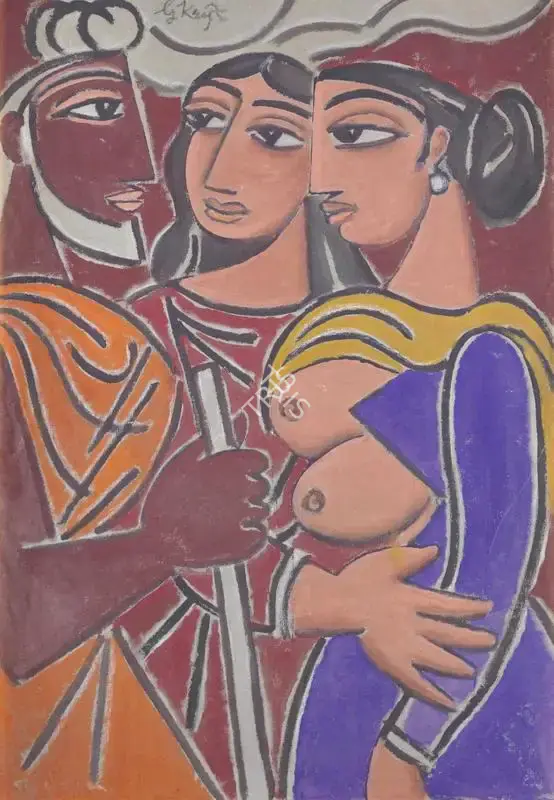 Keyt, George (Artist). The Journey, n.d. | Painting