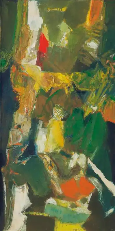 Raza, S.H. (Artist). Untitled, 1965 | Painting