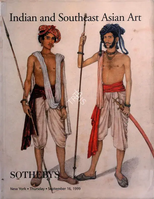 Sotheby's (Auction House). Indian and Southeast Asian Art. 16 September 1999, New York | Auction Catalogue | EconomicsArt | 00861860