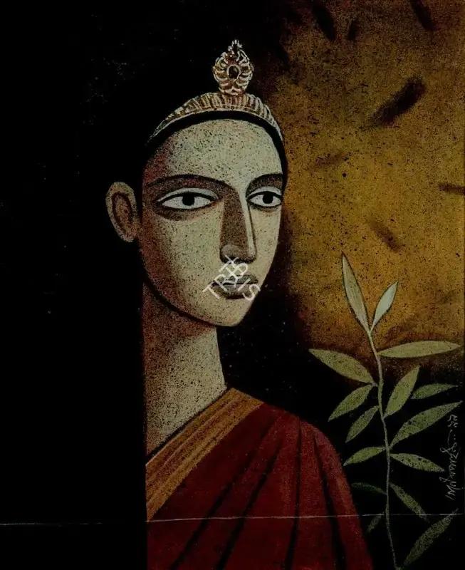 Pyne, Ganesh (Artist). Untitled (Princess), 1999 | Painting