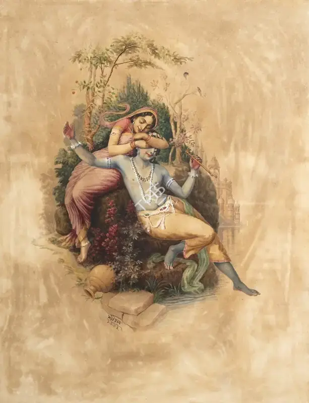 Bandyopadhyay, Sital Chandra (Artist). Untitled, 1932 | Painting
