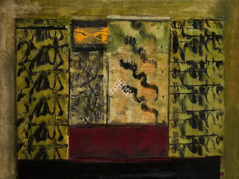 Swaminathan, J. (Artist). Untitled. Oil on canvas, 1964 | Painting | FineArts | 00353686