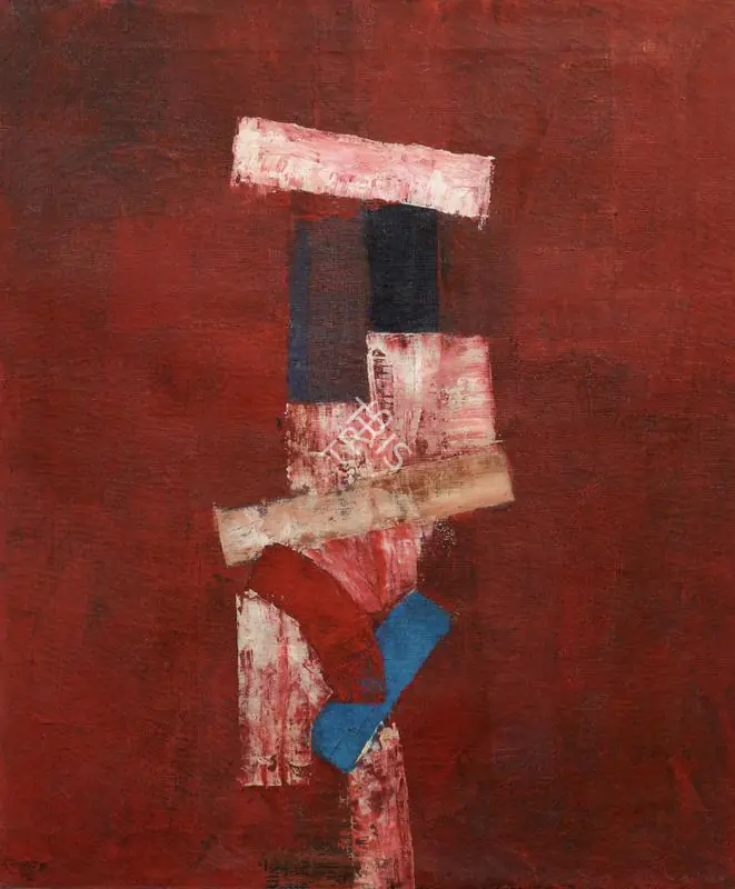 Gaitonde, V.S. (Artist). Untitled. Oil on canvas, 1958 | Painting | FineArts | 00339557