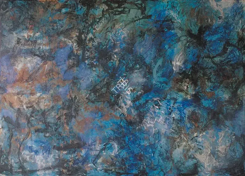 Mehrotra, Jaideep (Artist). Kind of Blue, 1997 | Painting
