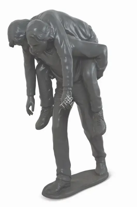 Soi, Praneet (Artist). Piggyback. Fibreglass, 2008 | Sculpture | FineArts | 00603226