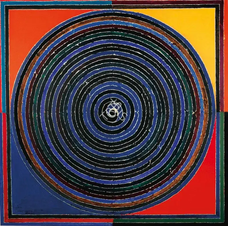 Raza, S.H. (Artist). Kundalini Pancha-Tatava, 2001 | Painting