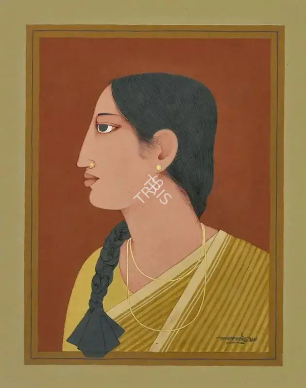 Shaw, Lalu Prasad (Artist). Untitled. Tempera on paper, 1996 | Painting | FineArts | 00594782