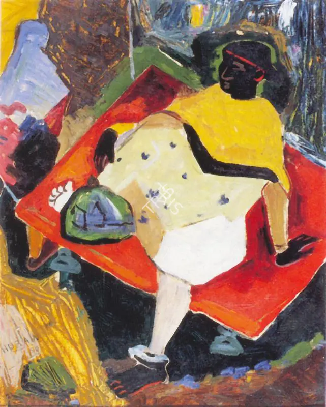 Husain, M.F. (Artist). Untitled, 1950 | Painting