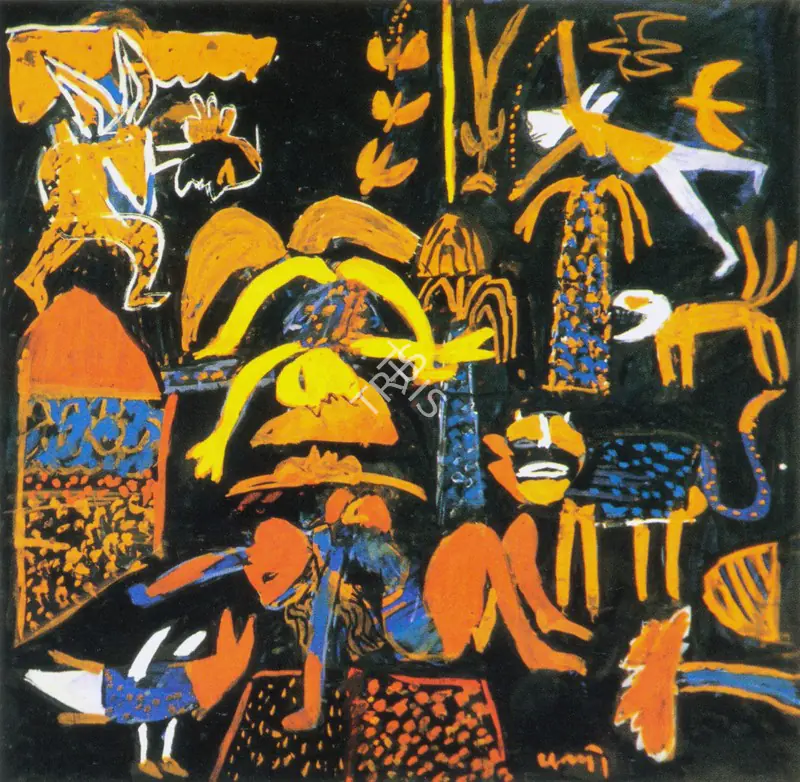 Subramanyan, K.G. (Artist). Untitled, n.d. | Painting