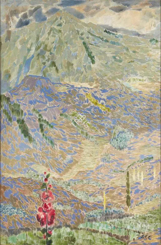 Bendre, N.S. (Artist). Untitled. Oil on canvas, 1968 | Painting | FineArts | 00418063