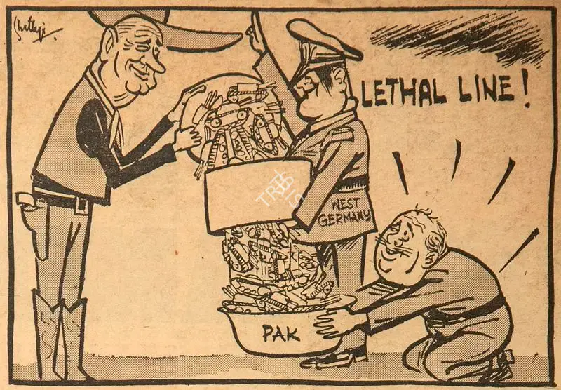 Chatterjee, Basu (Cartoonist). Lethal Line !, 1967 | Cartoons