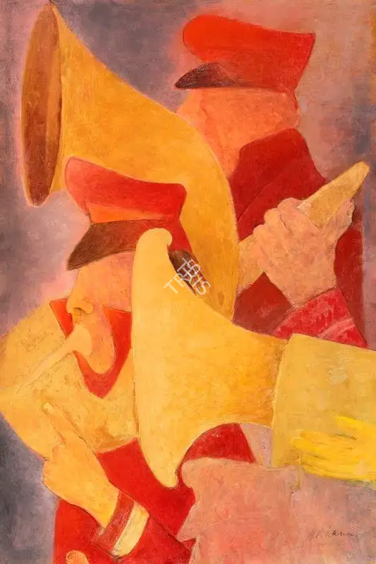 Khanna, Krishen (Artist). Untitled (Bandwallas), 2018 | Painting