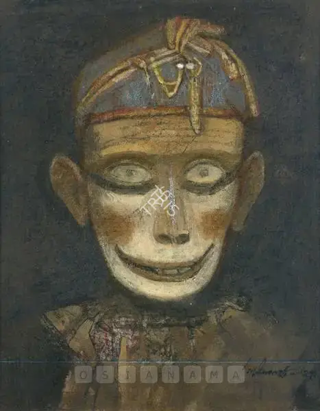 Pyne, Ganesh (Artist). The Joker, 1997 | Painting