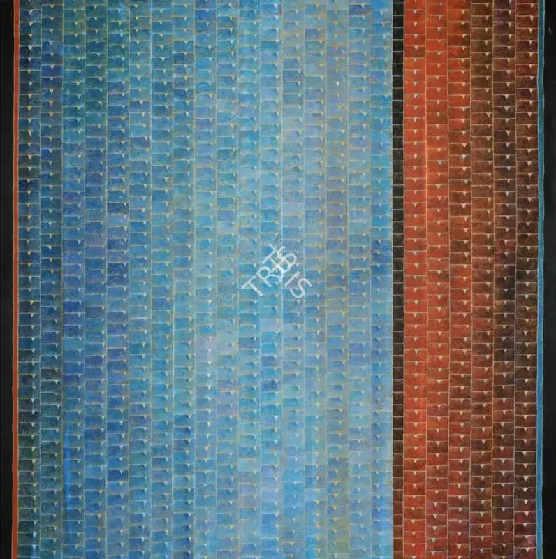 Akhilesh (Artist). Divine Conversation. Acrylic on canvas, 2005 | Painting | FineArts | 00339848